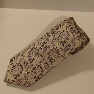 Blair Underwood Paisley 100% Silk Tie